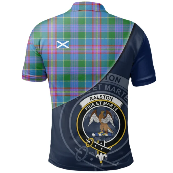 Ralston Clan Polo Shirt, Scottish Tartan Ralston Clans Polo Shirt - Image 2