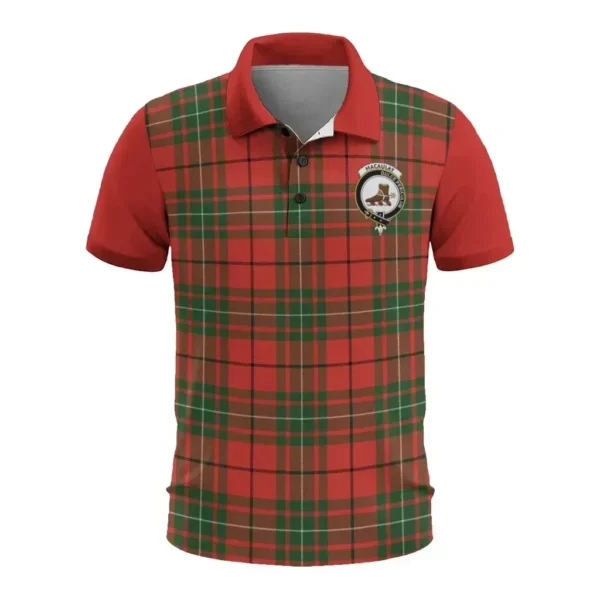 Tartan Polo, MacAulay Plaid Mens Polo Shirt