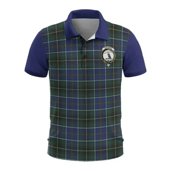 Tartan Polo, MacInnes Plaid Mens Polo Shirt