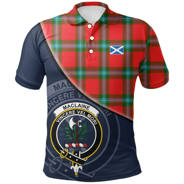 MacLaine of Loch Buie Clan Polo Shirt, Scottish Tartan MacLaine of Loch Buie Clans Polo Shirt