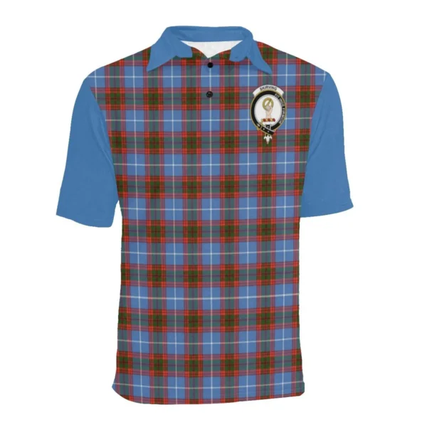 Tartan Polo, Skirving Plaid Mens Polo Shirt - Image 3