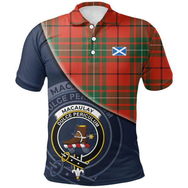 MacAulay Ancient Clan Polo Shirt, Scottish Tartan MacAulay Ancient Clans Polo Shirt