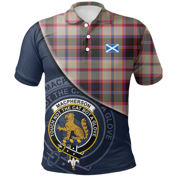 MacPherson Hunting Ancient Clan Polo Shirt, Scottish Tartan MacPherson Hunting Ancient Clans Polo Shirt