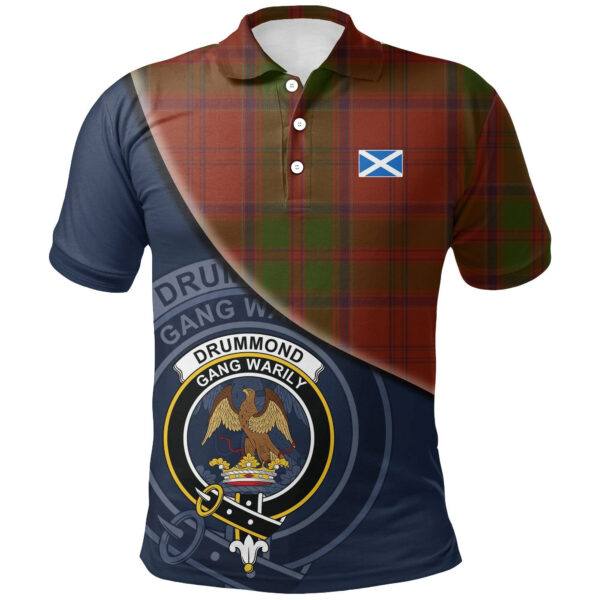 Drummond Clan Clan Polo Shirt, Scottish Tartan Drummond Clan Clans Polo Shirt