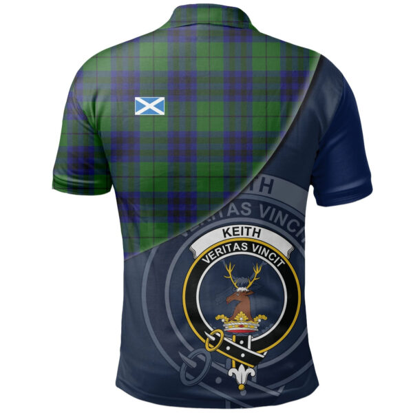 Keith Modern Clan Polo Shirt, Scottish Tartan Keith Modern Clans Polo Shirt - Image 2