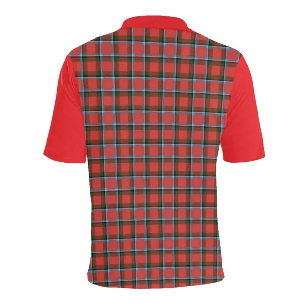 Tartan Polo, Sinclair Plaid Mens Polo Shirt - Image 4