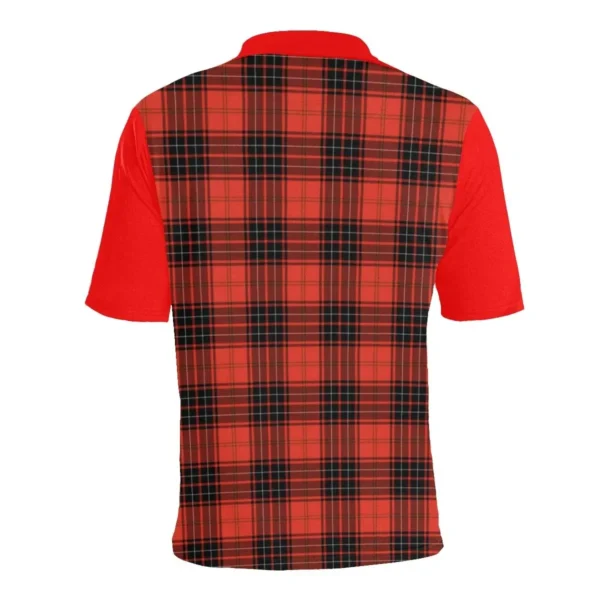 Tartan Polo, Wemyss Plaid Mens Polo Shirt - Image 4