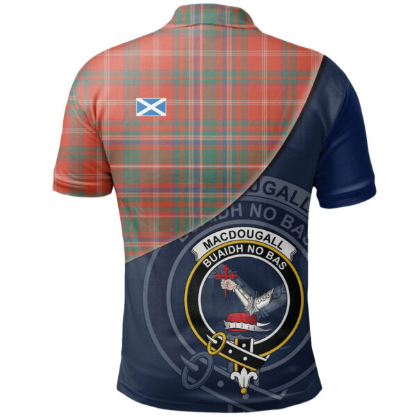 MacDougall Ancient Clan Polo Shirt, Scottish Tartan MacDougall Ancient Clans Polo Shirt - Image 2