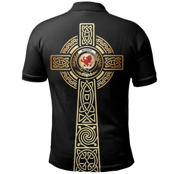 Moubray Clan Polo Shirt, Scottish Tartan Moubray Clans Polo Shirt Tree Of Life Style - Image 2