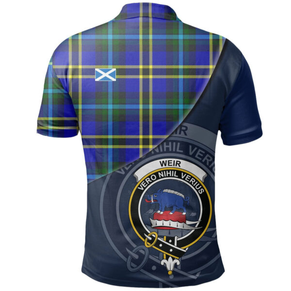 Weir Modern Clan Polo Shirt, Scottish Tartan Weir Modern Clans Polo Shirt - Image 2