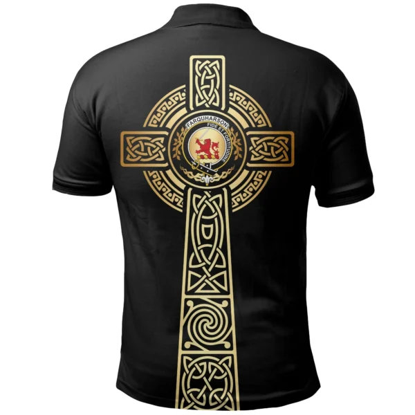 Farquharson Clan Polo Shirt, Scottish Tartan Farquharson Clans Polo Shirt Tree Of Life Style - Image 2