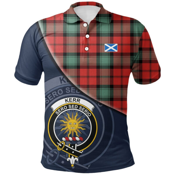 Kerr Ancient Clan Polo Shirt, Scottish Tartan Kerr Ancient Clans Polo Shirt