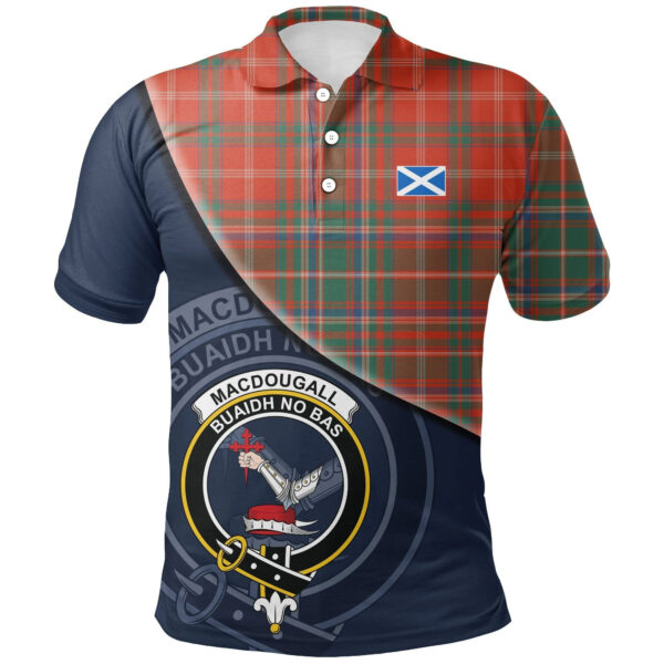 MacDougall Ancient Clan Polo Shirt, Scottish Tartan MacDougall Ancient Clans Polo Shirt