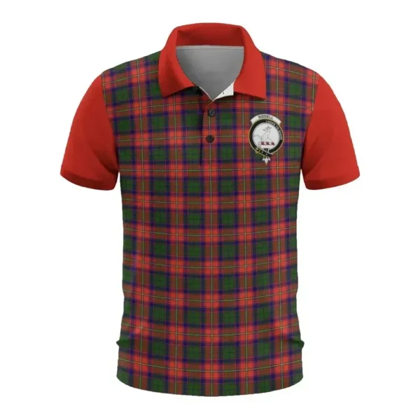 Tartan Polo, Riddell Plaid Mens Polo Shirt