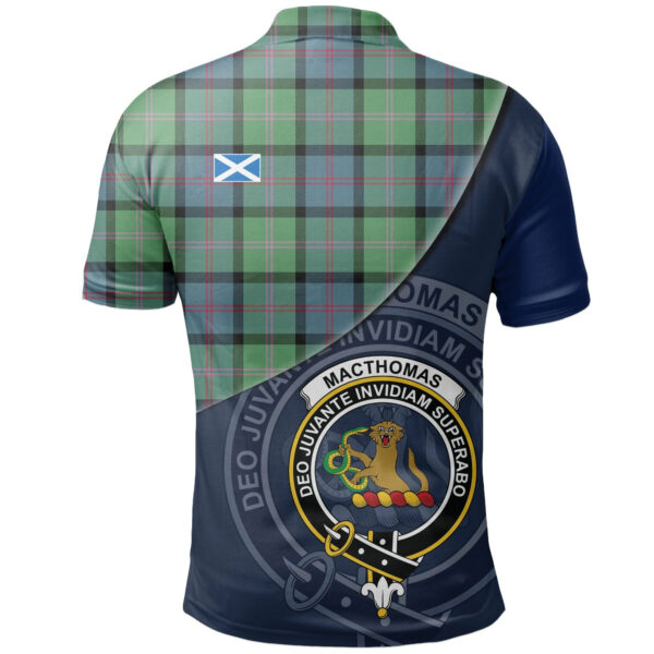 MacThomas Ancient Clan Polo Shirt, Scottish Tartan MacThomas Ancient Clans Polo Shirt - Image 2