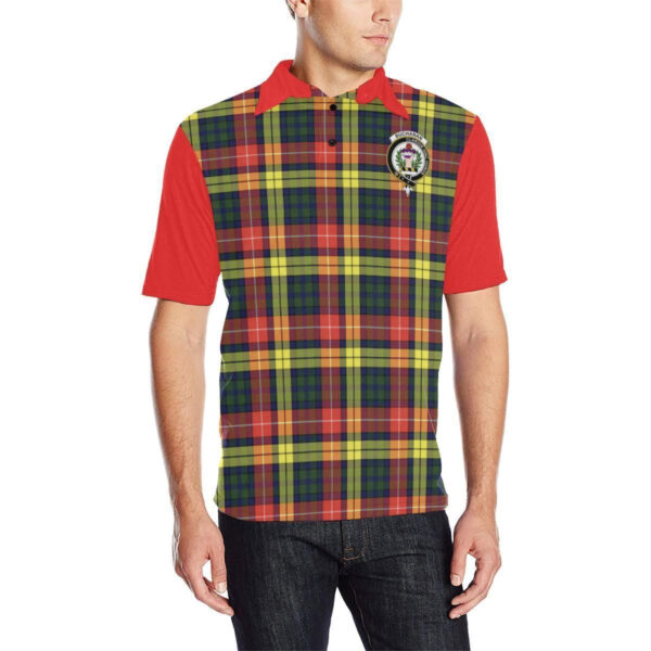 Tartan Polo, Buchanan Plaid Mens Polo Shirt