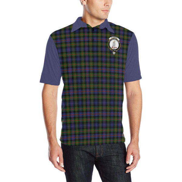 Tartan Polo, Fleming Plaid Mens Polo Shirt - Image 3