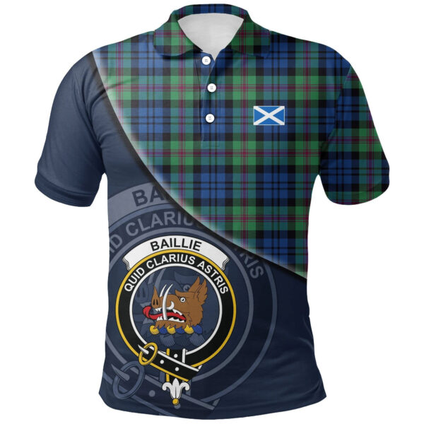 Baillie Ancient Clan Polo Shirt, Scottish Tartan Baillie Ancient Clans Polo Shirt