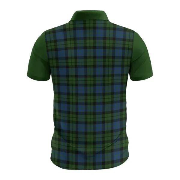 Tartan Polo, MacKie Plaid Mens Polo Shirt - Image 2