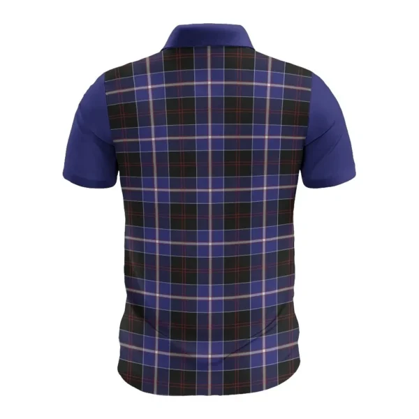 Tartan Polo, Dunlop Plaid Mens Polo Shirt - Image 2