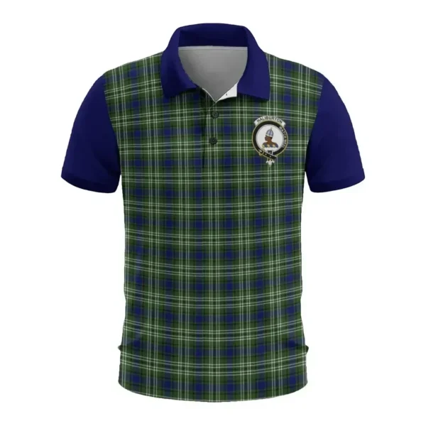 Tartan Polo, Haliburton Plaid Mens Polo Shirt