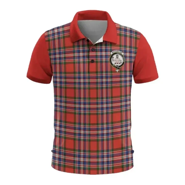 Tartan Polo, MacFarlane Plaid Mens Polo Shirt