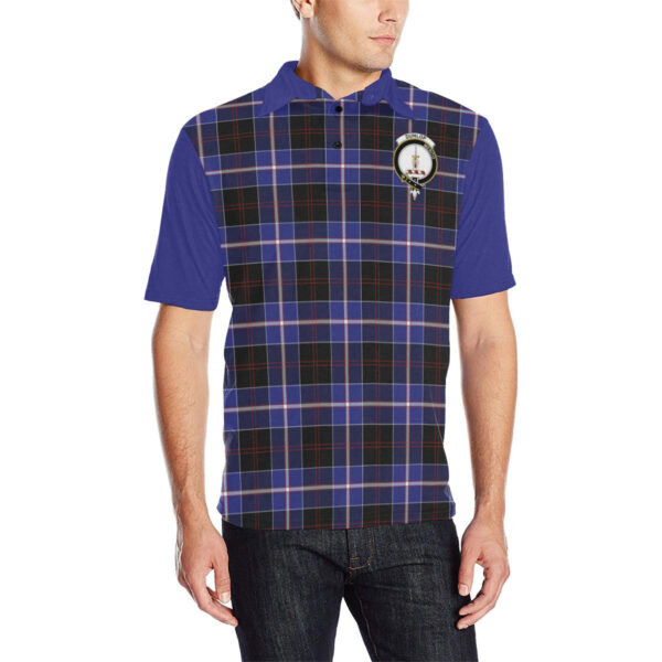 Tartan Polo, Dunlop Plaid Mens Polo Shirt - Image 3