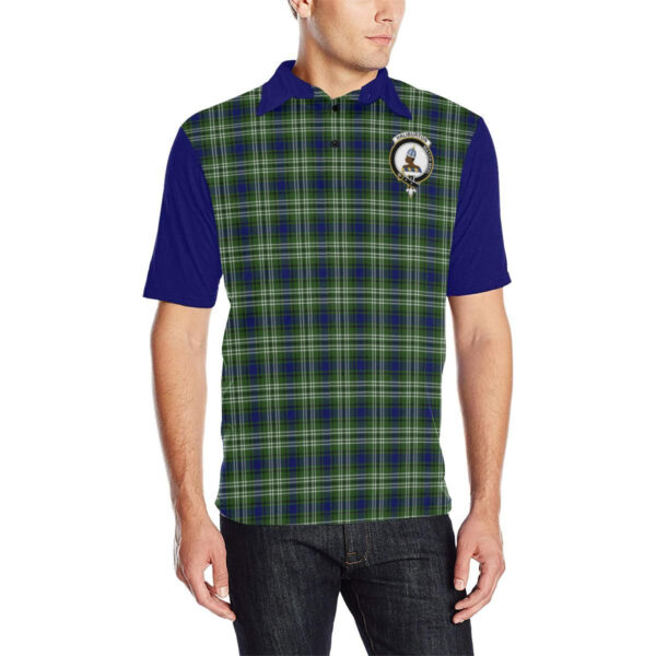 Tartan Polo, Haliburton Plaid Mens Polo Shirt - Image 3