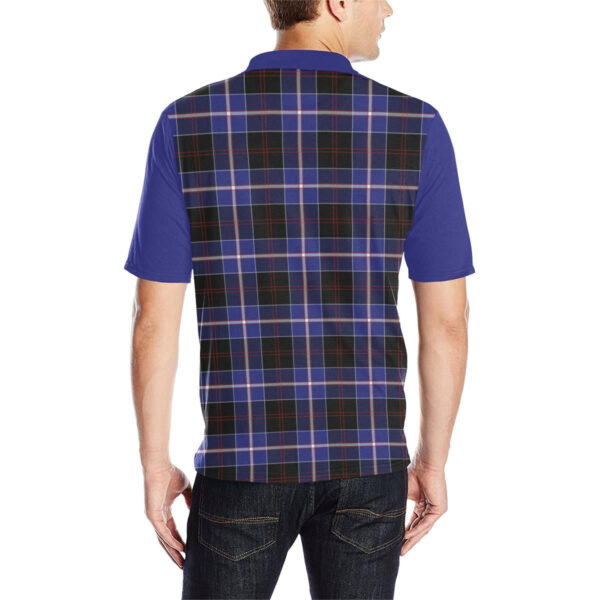 Tartan Polo, Dunlop Plaid Mens Polo Shirt - Image 4