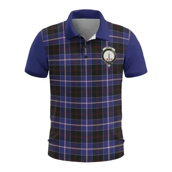 Tartan Polo, Dunlop Plaid Mens Polo Shirt