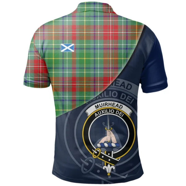 Muirhead Clan Polo Shirt, Scottish Tartan Muirhead Clans Polo Shirt - Image 2