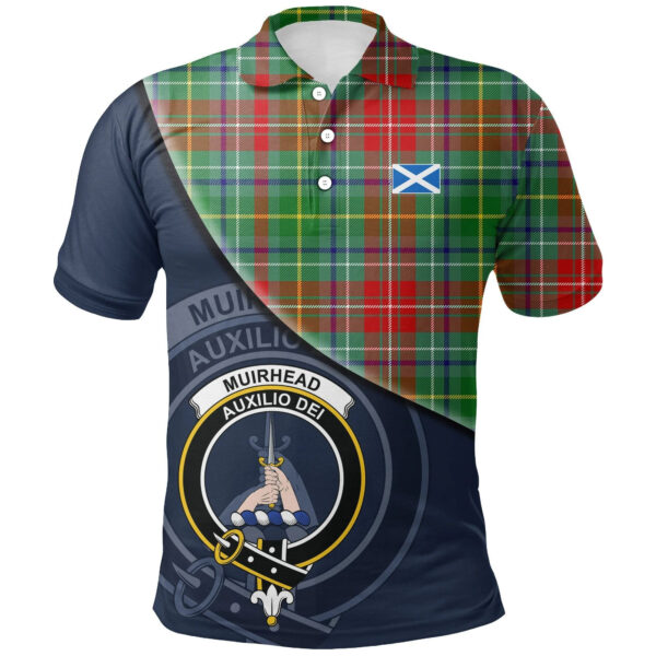 Muirhead Clan Polo Shirt, Scottish Tartan Muirhead Clans Polo Shirt