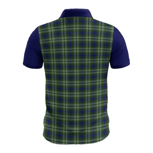 Tartan Polo, Haliburton Plaid Mens Polo Shirt - Image 2