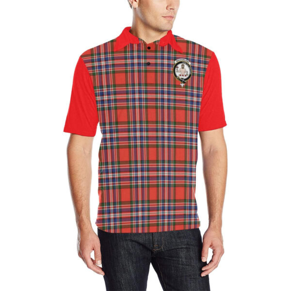 Tartan Polo, MacFarlane Plaid Mens Polo Shirt - Image 3