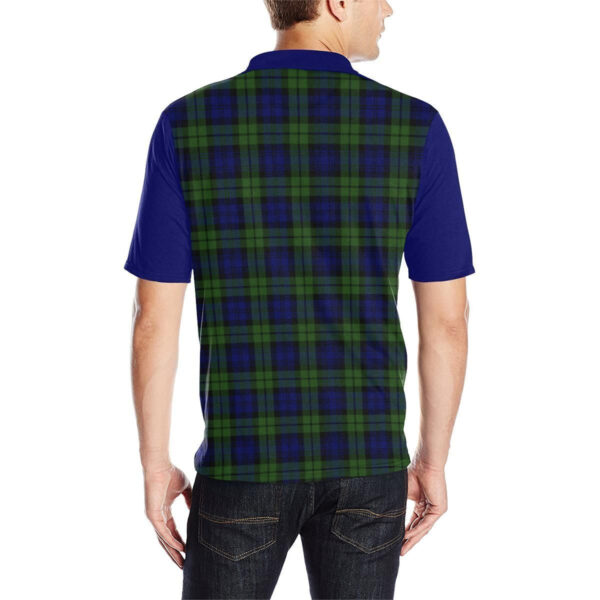 Tartan Polo, Campbell Plaid Mens Polo Shirt - Image 4