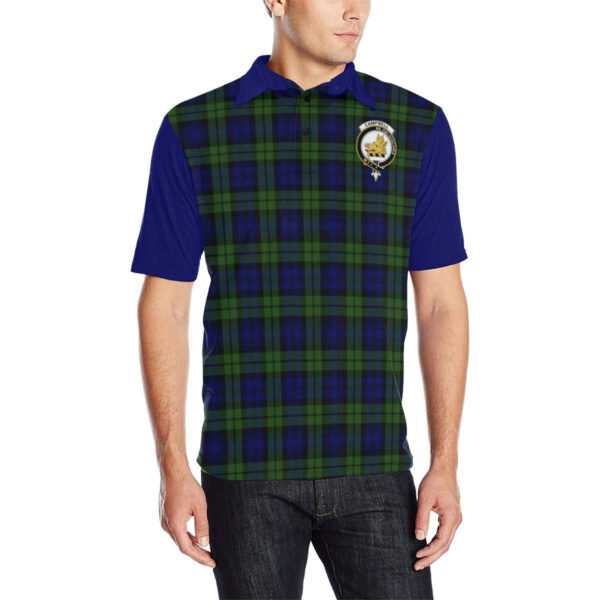 Tartan Polo, Campbell Plaid Mens Polo Shirt - Image 3