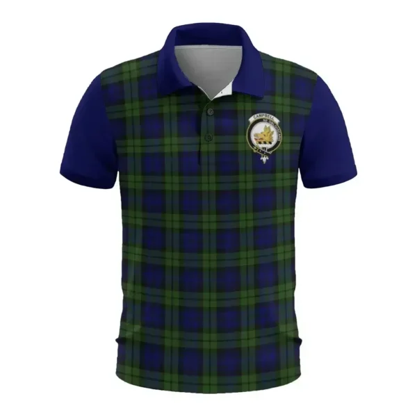 Tartan Polo, Campbell Plaid Mens Polo Shirt