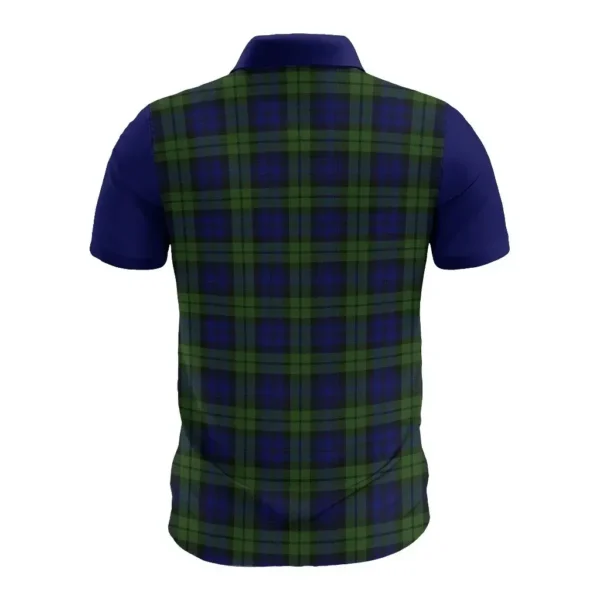 Tartan Polo, Campbell Plaid Mens Polo Shirt - Image 2