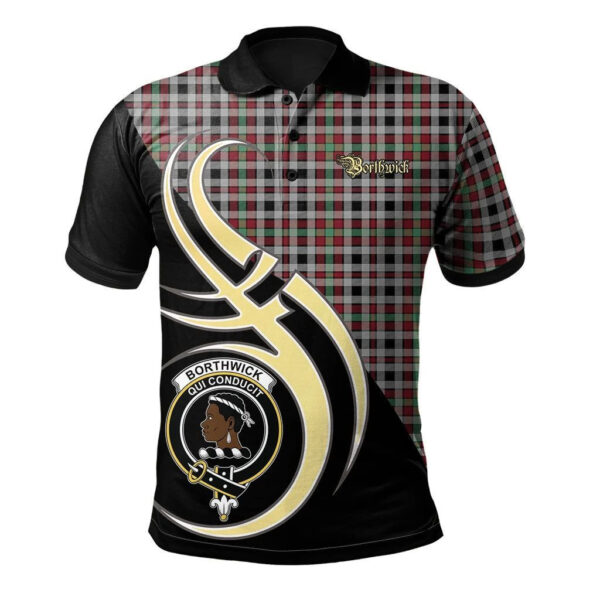 Borthwick Ancient Clan Polo Shirt, Scottish Tartan Borthwick Ancient Clans Polo Shirt Believe In Me Style