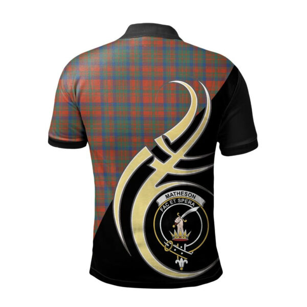 Matheson Ancient Clan Polo Shirt, Scottish Tartan Matheson Ancient Clans Polo Shirt Believe In Me Style - Image 2