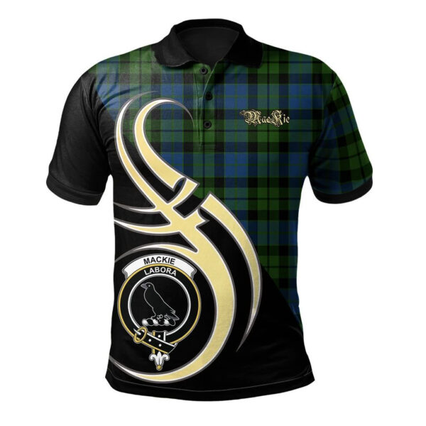 MacKie Clan Polo Shirt, Scottish Tartan MacKie Clans Polo Shirt Believe In Me Style