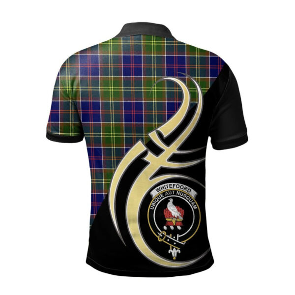 Whitefoord modern Clan Polo Shirt, Scottish Tartan Whitefoord modern Clans Polo Shirt Believe In Me Style - Image 2