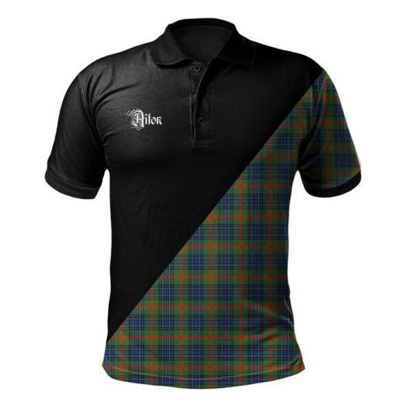 Aiton Clan Polo Shirt, Scottish Tartan Aiton Clans Polo Shirt Military Style