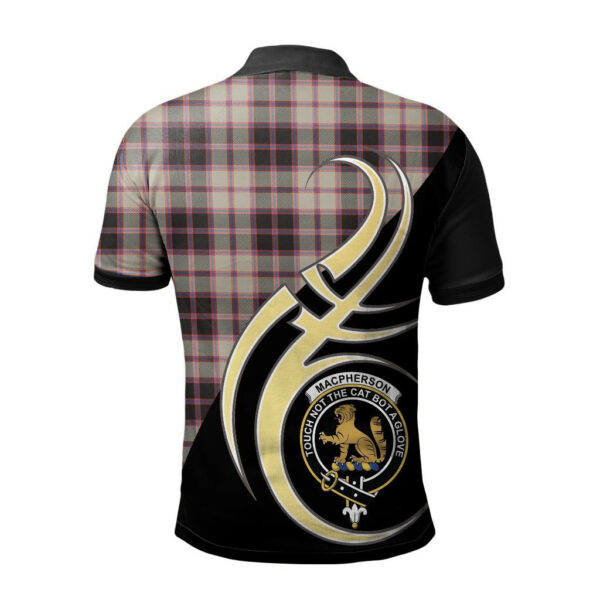 MacPherson Hunting Ancient Clan Polo Shirt, Scottish Tartan MacPherson Hunting Ancient Clans Polo Shirt Believe In Me Style - Image 2