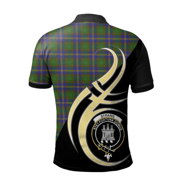 Strange of Balkaskie Clan Polo Shirt, Scottish Tartan Strange of Balkaskie Clans Polo Shirt Believe In Me Style - Image 2