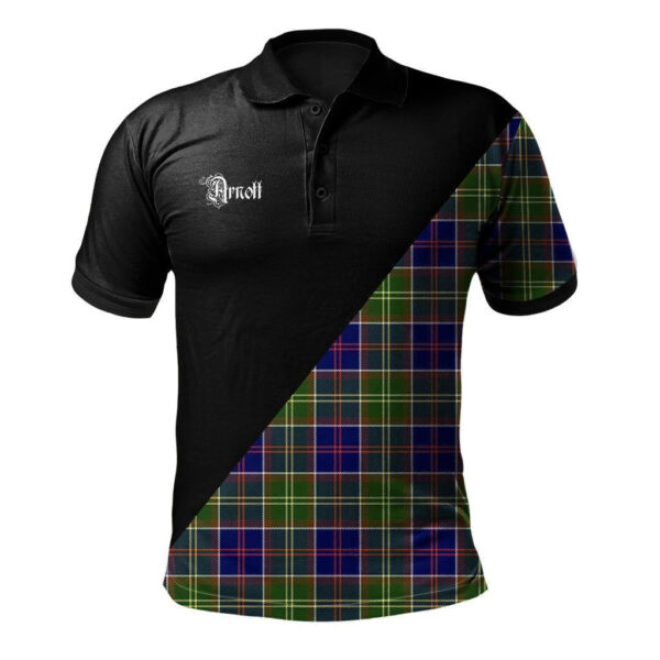 Arnott Clan Polo Shirt, Scottish Tartan Arnott Clans Polo Shirt Military Style