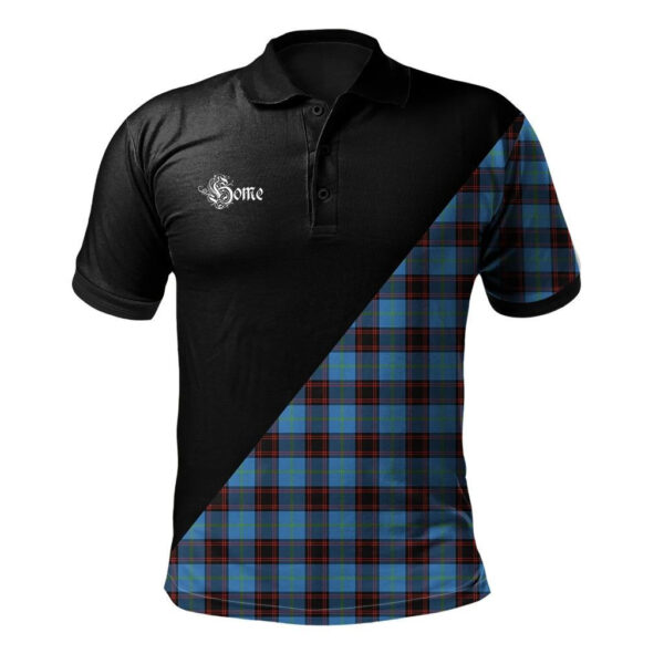 Home Ancient Clan Polo Shirt, Scottish Tartan Home Ancient Clans Polo Shirt Military Style