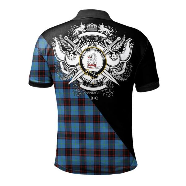 Home Ancient Clan Polo Shirt, Scottish Tartan Home Ancient Clans Polo Shirt Military Style - Image 2