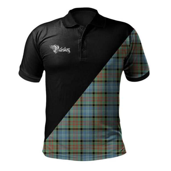 Paisley Clan Polo Shirt, Scottish Tartan Paisley Clans Polo Shirt Military Style