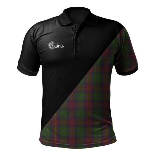 Cairns Clan Polo Shirt, Scottish Tartan Cairns Clans Polo Shirt Military Style